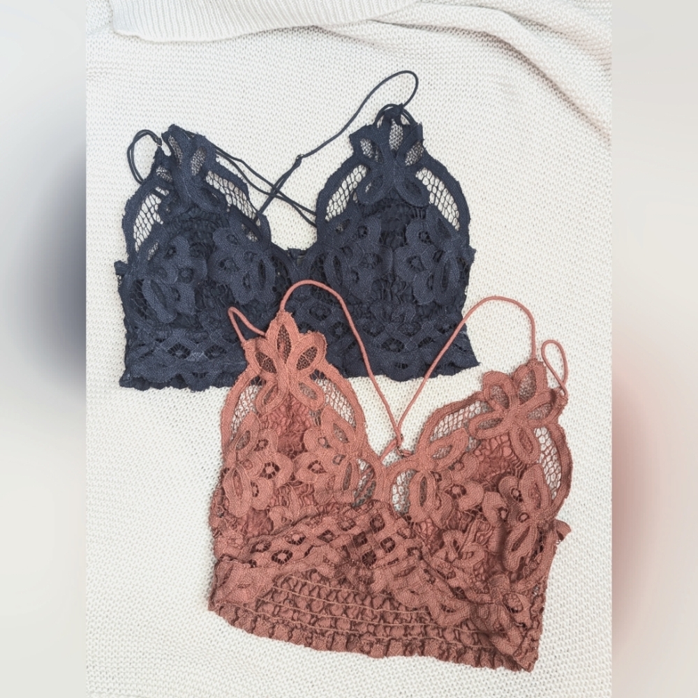 Free People FP One Adella Bralettes | Size S | Two sold together